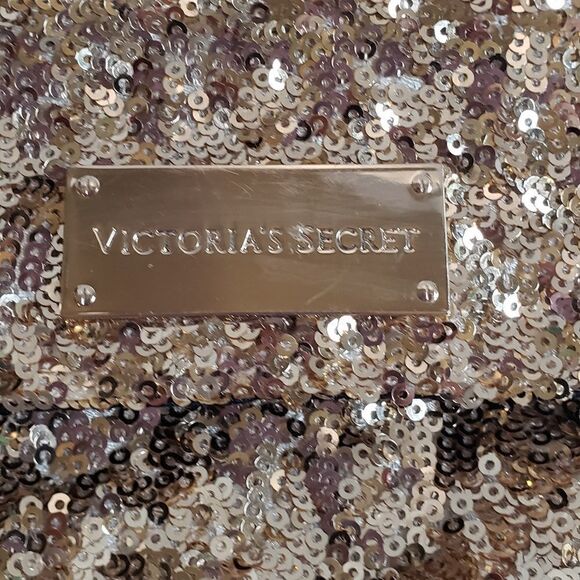 Victoria Secret Gold Sequin Envelope Clutch - Picture 4 of 6